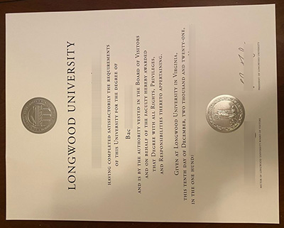 Fake Longwood University Diploma