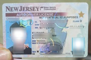 Fake New Jersey ID