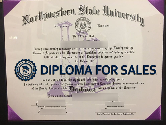 Northwestern State University Diploma, NSULA Diploma