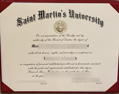 Fake Saint Martin's University Diploma