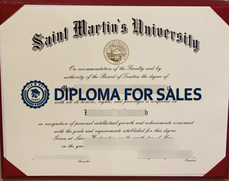 Saint Martin's University Diploma Saint Martin's University Diploma