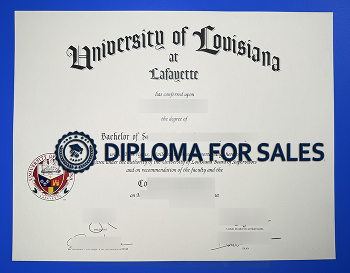 UL Lafayette Diploma, UL Lafayette Diploma,