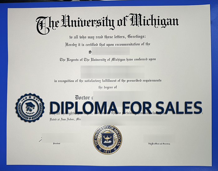 University of Michigan Diploma, UMich Diploma University of Michigan Diploma, UMich Diploma