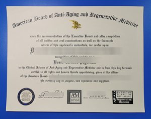 Fake A4M Certificate