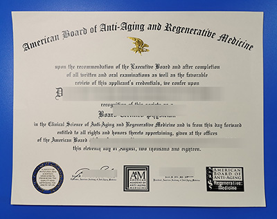 Fake A4M Certificate