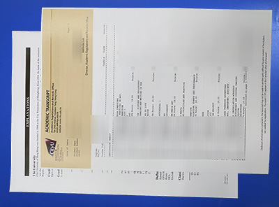 Fake CityU Transcript