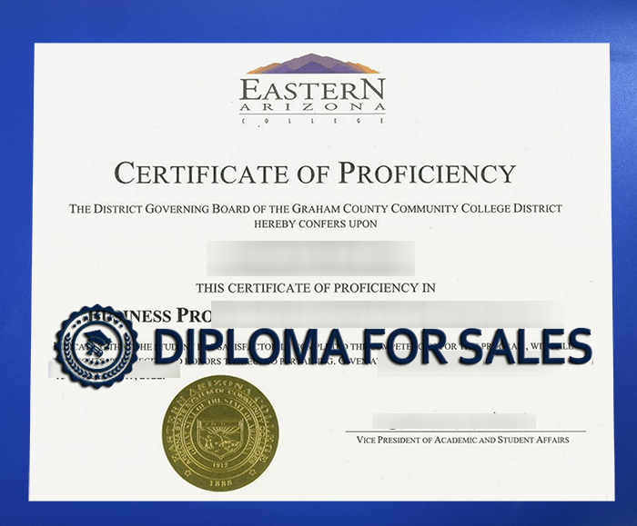 EAC Diploma, Eastern Arizona College Diploma