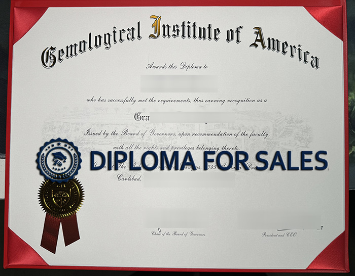 GIA Diploma, Gemological Institute of America Diploma