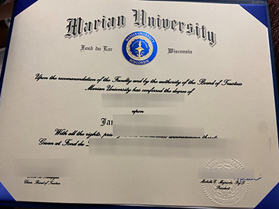 Fake Marian University Diploma