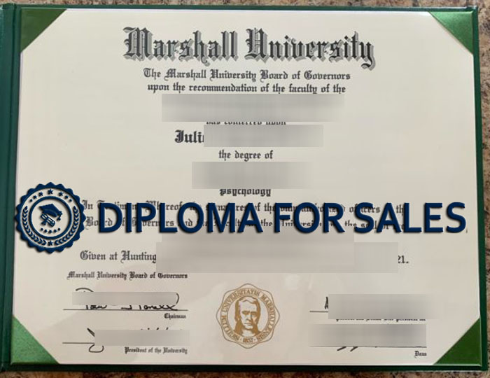 Marshall University Diploma Marshall University Diploma