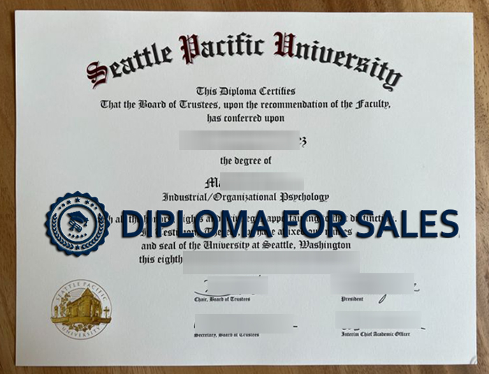 SPU Diploma, Seattle Pacific University Diploma SPU Diploma, Seattle Pacific University Diploma