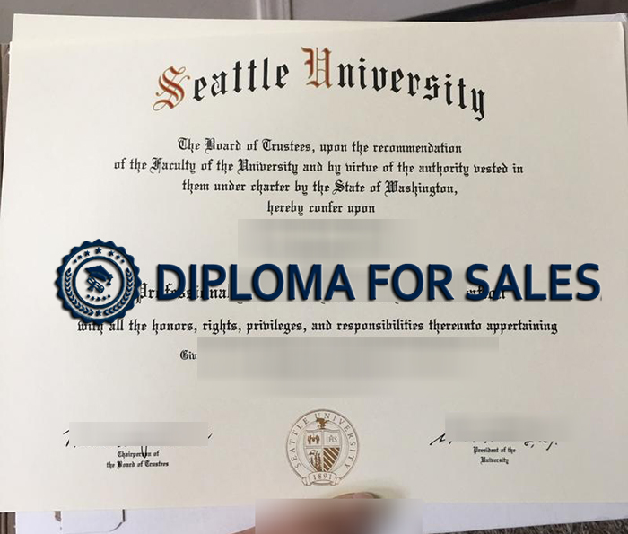Seattle University Diploma Seattle University Diploma