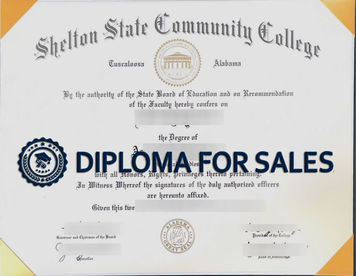 Shelton State Community College Diploma