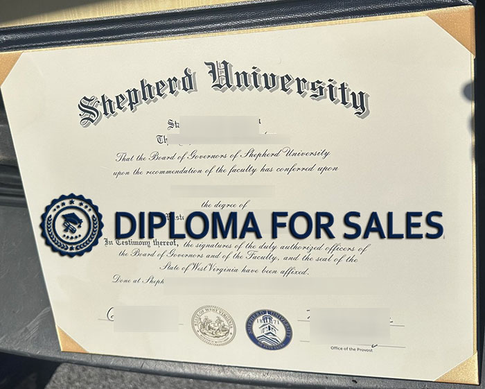 Shepherd University Diploma Shepherd University Diploma