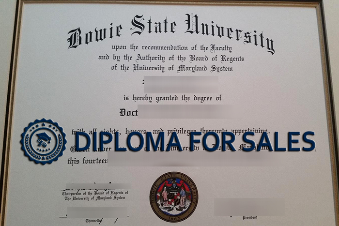 BSU Diploma, Bowie State University Diploma