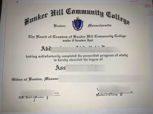 Fake BHCC Diploma