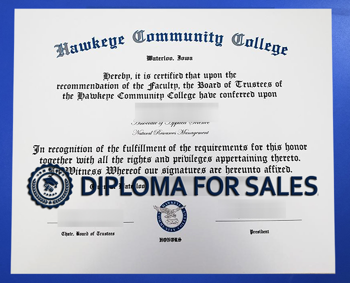 Hawkeye Community College Diploma