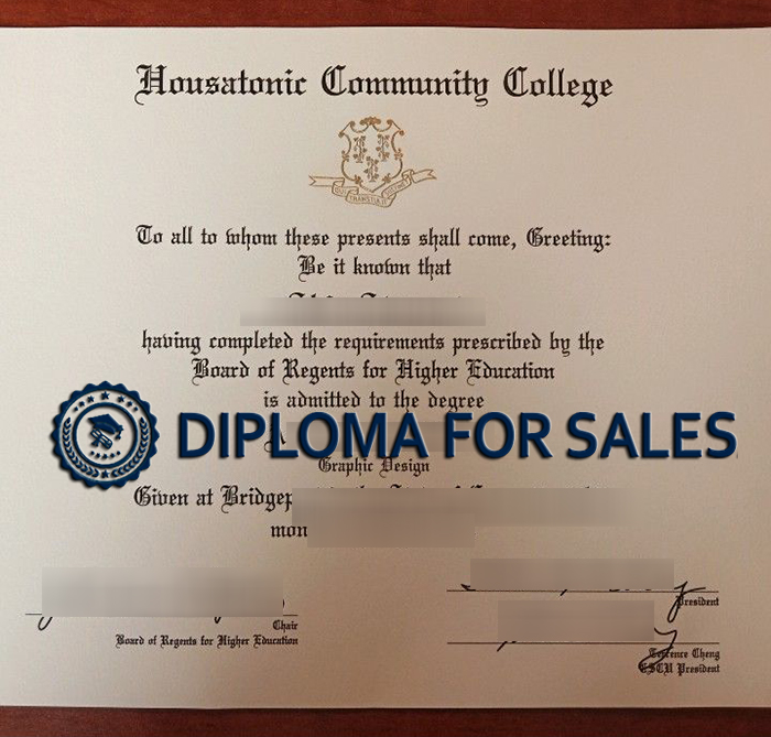 Housatonic Community College Diploma, HCC Diploma
