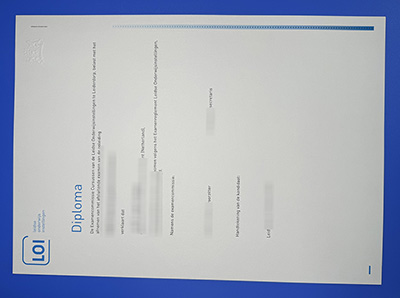 Fake LOI Diploma