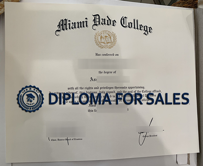 MDC Diploma, Miami Dade College Diploma