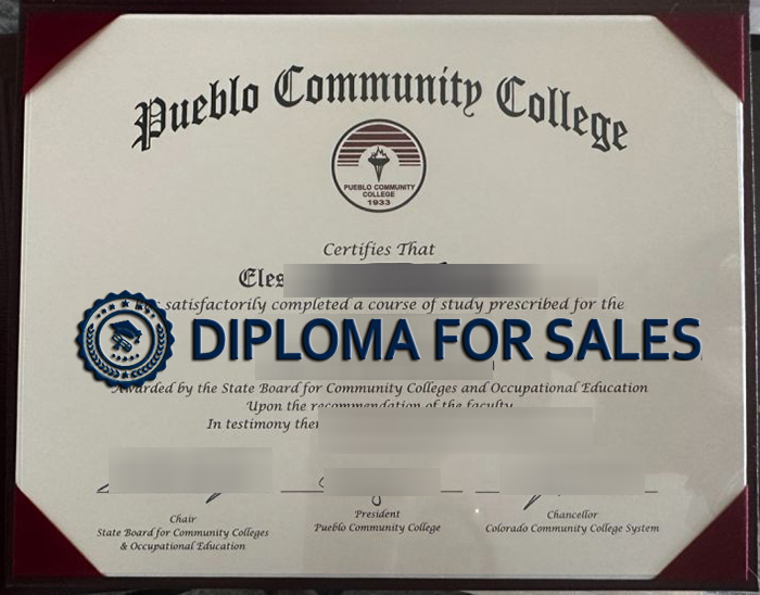 Pueblo Community College Diploma, PCC Diploma
