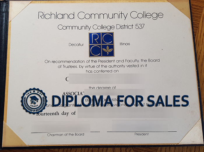 Richland Community College Diploma, RCC Diploma Richland Community College Diploma, RCC Diploma