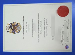 Fake University of Buckingham Degree