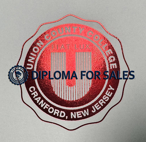 Union County College Diploma seal