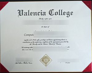 Fake Valencia College Diploma