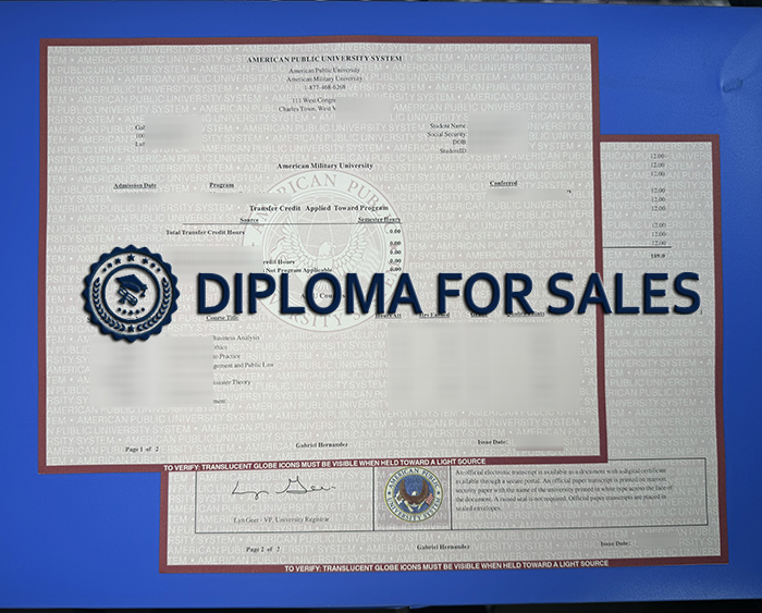 American Public University Transcript, APU Transcript American Public University Transcript, APU Transcript