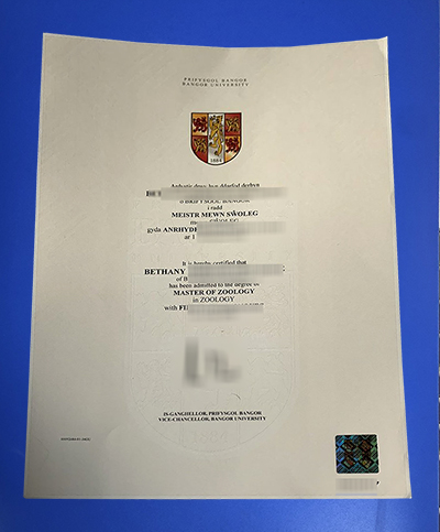 Fake Bangor University Degree