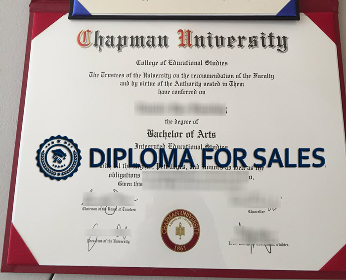 Chapman University Diploma