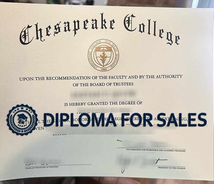 Chesapeake College Diploma