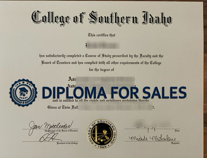 Fake CSI Diploma