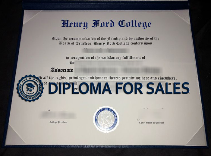 Henry Ford College Diploma, HFC Diploma