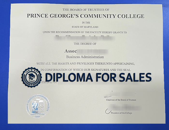 PGCC Diploma, Prince George's Community College Diploma PGCC Diploma, Prince George's Community College Diploma