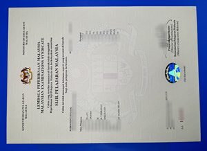 Fake SPM Certificate