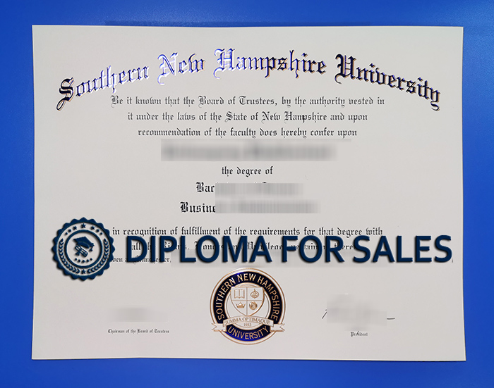 SNHU Diploma, Southern New Hampshire University Diploma
