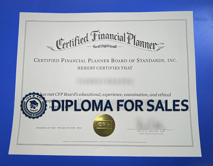 Certified Financial Planner Certificate
