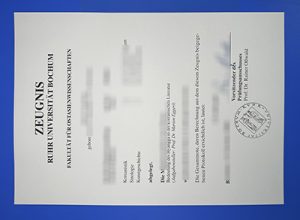 Fake RUB Zeugnis