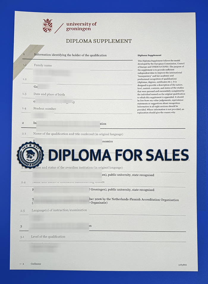 University of Groningen Transcript