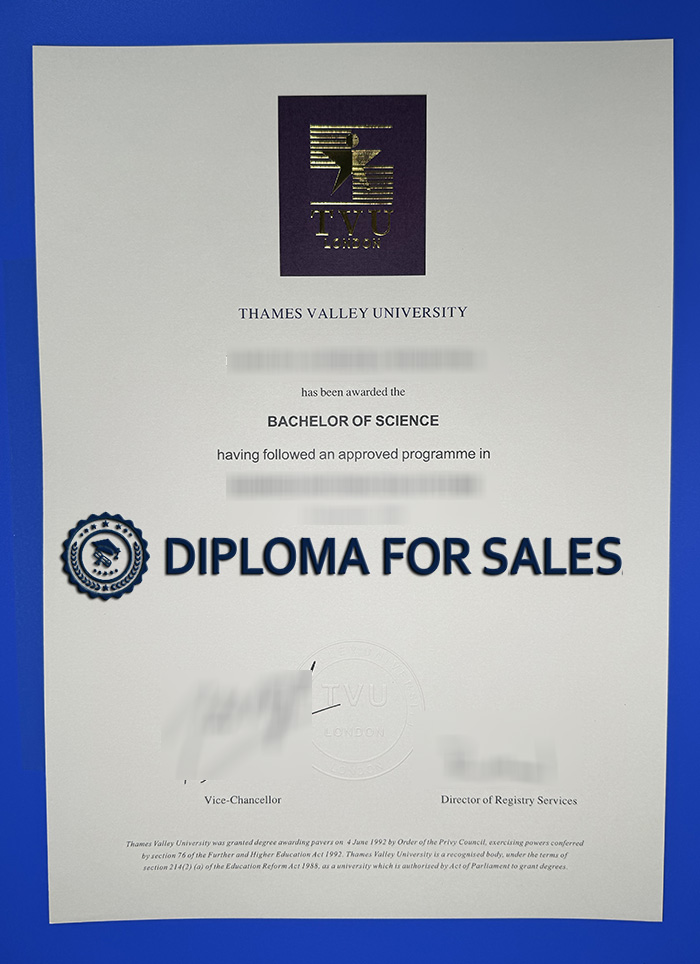 Thames Valley University Degree Thames Valley University Degree