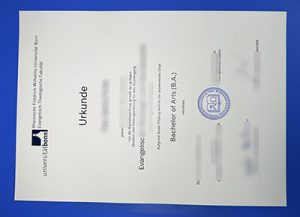 Universität Bonn Urkunde