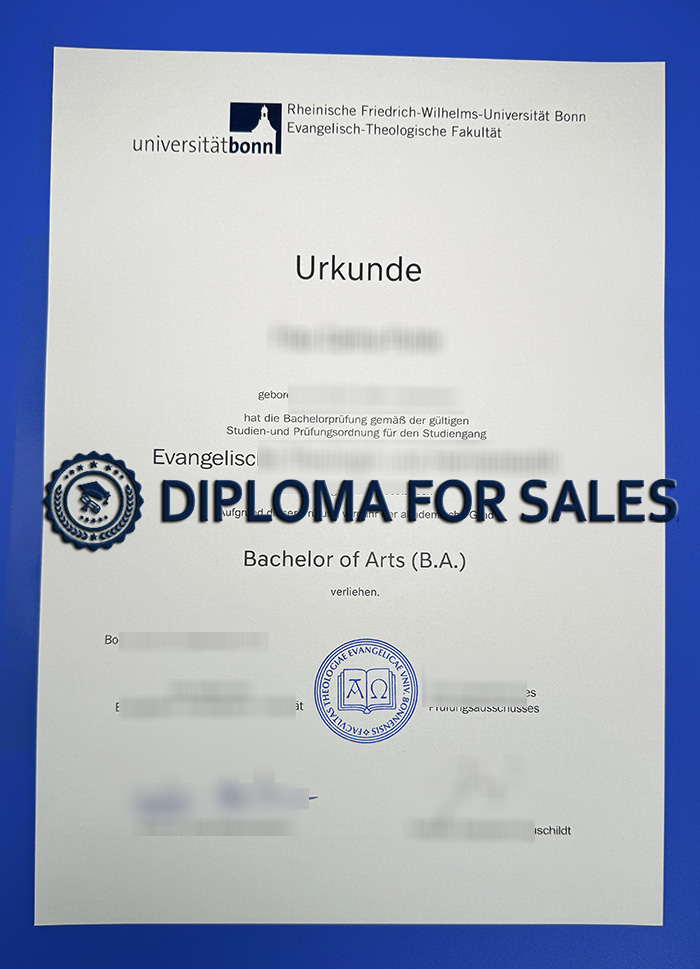 Universität Bonn Urkunde