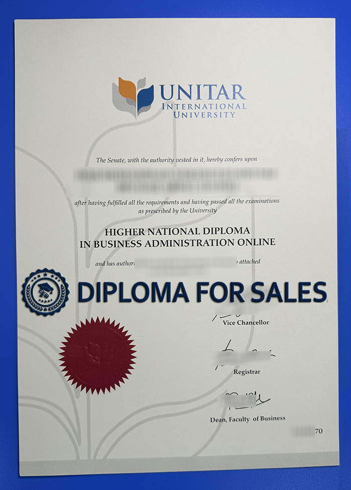 UNITAR Diploma UNITAR Diploma