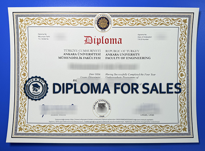 Ankara University Diploma Ankara University Diploma