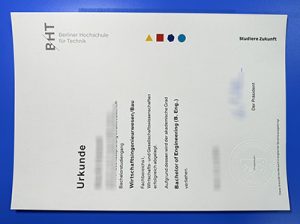 BHT Urkunde