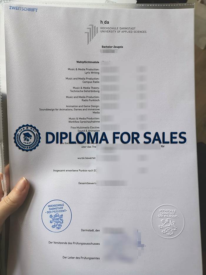 Hochschule Darmstadt Zeugins Hochschule Darmstadt Zeugins