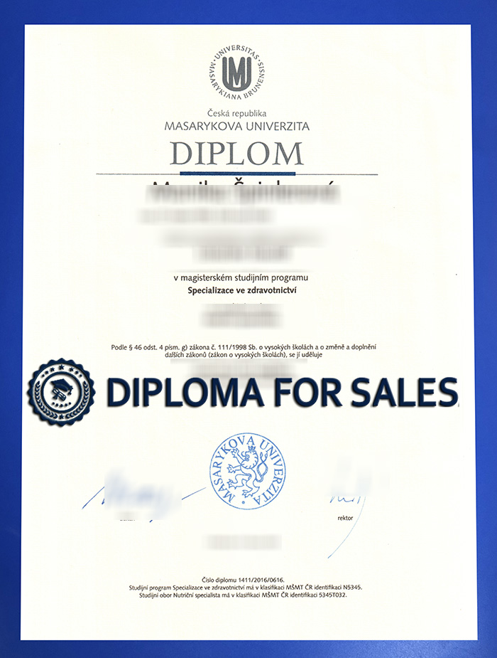 Masarykova univerzita Diplom Masarykova univerzita Diplom