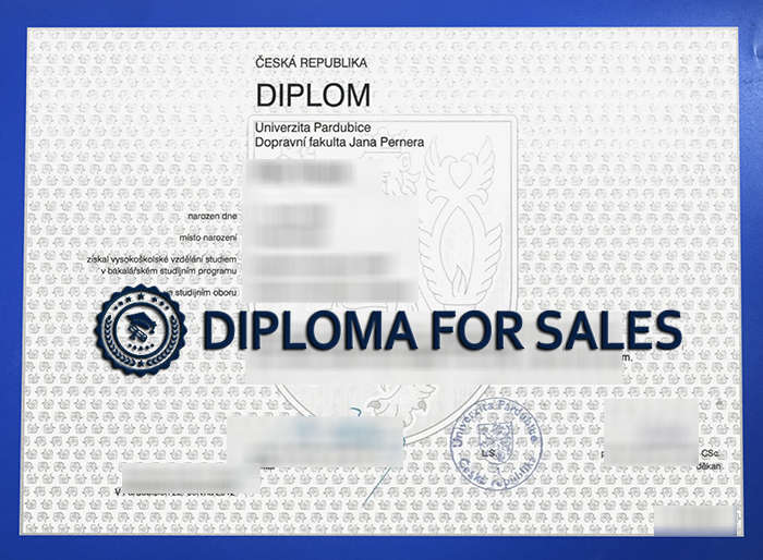 University of Pardubice Diploma University of Pardubice Diploma